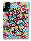"Kiss Me" - Donald Duck Graffiti Hearts